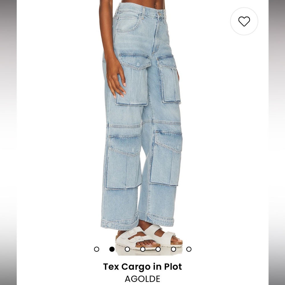 Tex Cargo in Plot Agolde Jeans